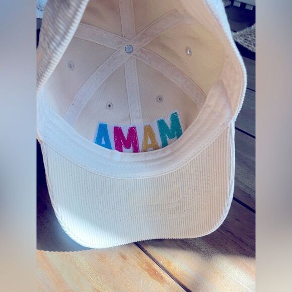 “Simply Southern” Colorful 'MAMA' Corduroy Cap! NWT! - Picture 8 of 8